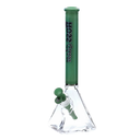 14" Hoss Glass Pyramid w/ Colored Top Tube Bong