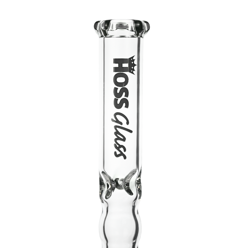 18" 7mm Hoss Glass Pinched Beaker