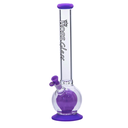 Hoss Glass 18" Double Ball Beaker With Removable Parts
