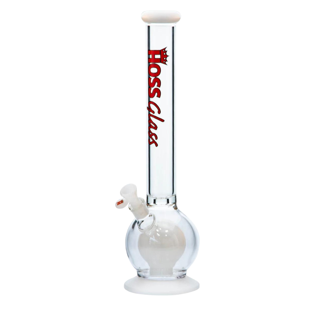 Hoss Glass 18" Double Ball Beaker With Removable Parts