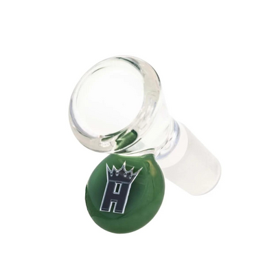 Hoss Glass 14mm Cone Bowl w/ Colored Tab