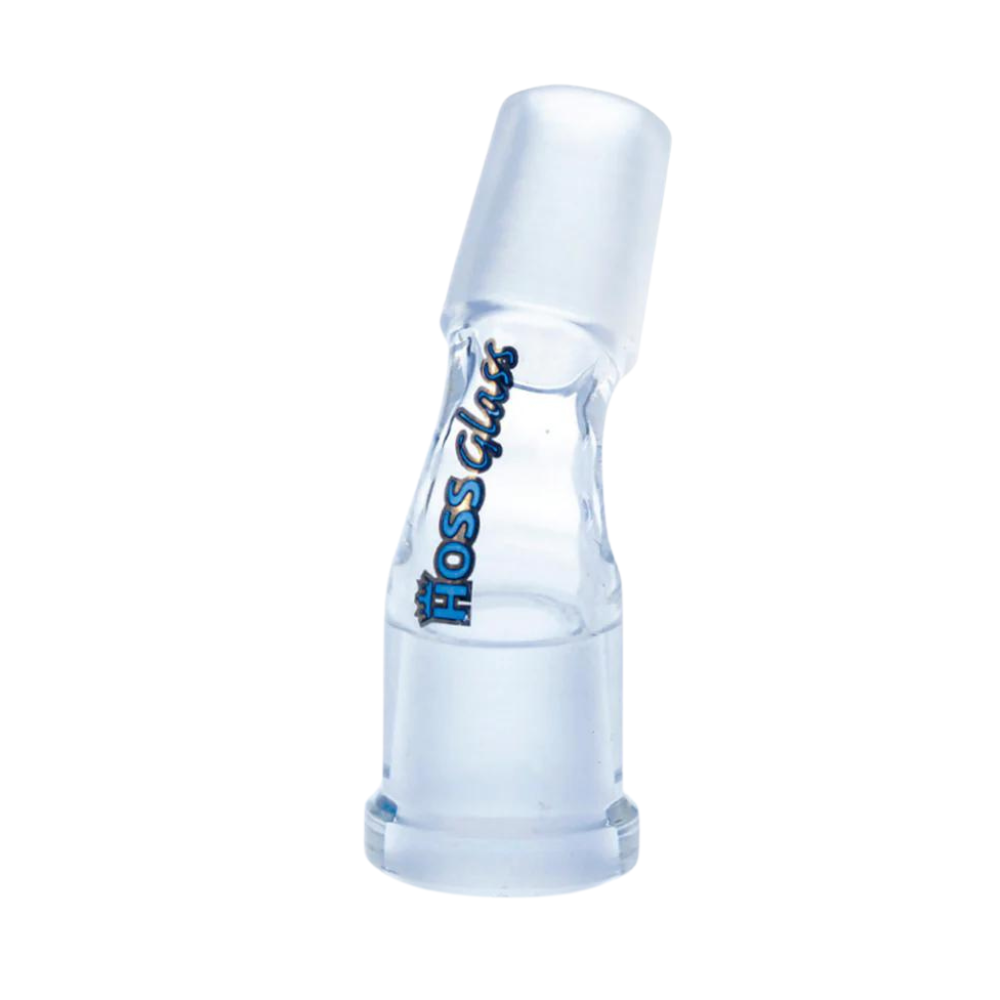 [YX14-BS BLACK] Hoss Glass 19mm to 14mm 45 Degree Adapter Joint (Black)