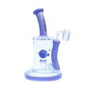 10" Hoss Glass Hourglass Marble Rig