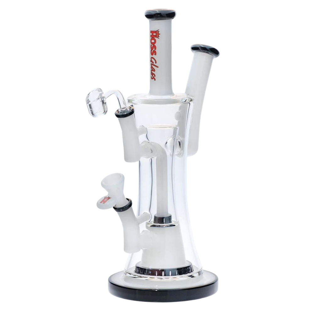 12" Hoss Two-Tone Double Bubbler