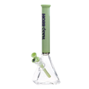 14" Hoss Glass Pyramid w/ Colored Top Tube Bong