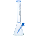 18" 7mm Hoss Glass Colored Rim Beaker