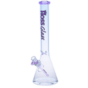 18" 7mm Hoss Glass Colored Rim Beaker