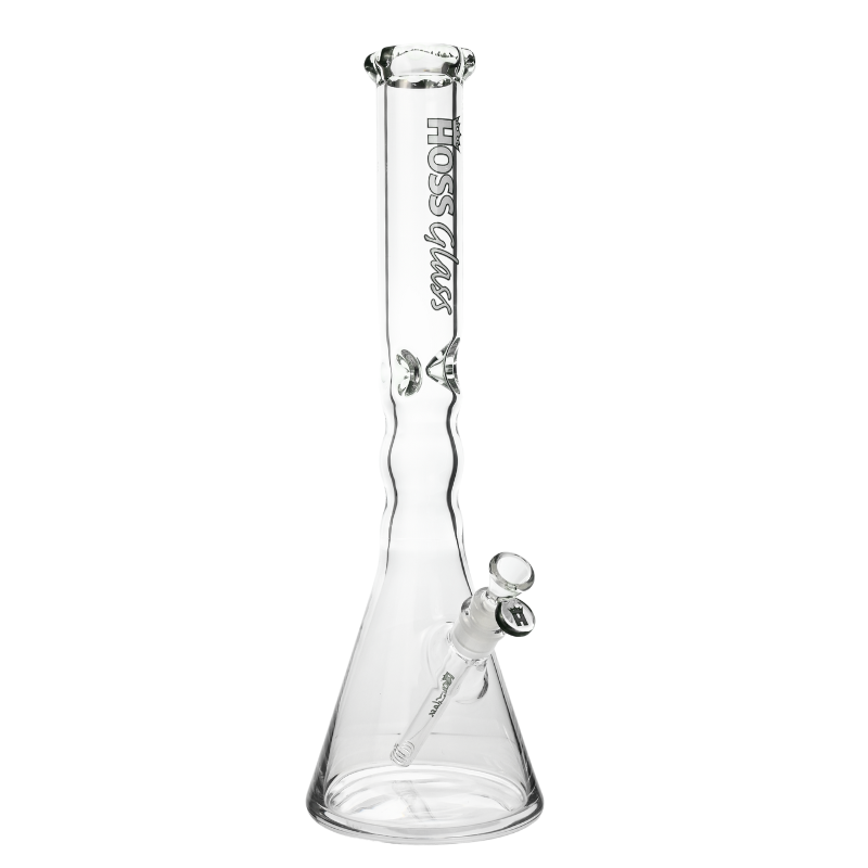 18" 7mm Hoss Glass Pinched Beaker