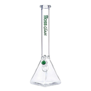 18" Hoss Glass Pyramid Base Beaker