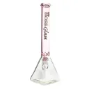 18" Hoss Glass Pyramid Beaker Half Colored