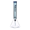 18" Hoss Glass Pyramid Beaker Half Colored