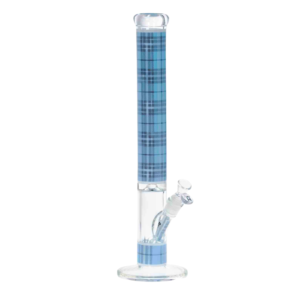 18" Hoss Glass Tartan Straight Tube