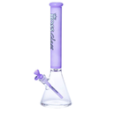 18" Hoss Glass Thick Beaker w/ Colored Top