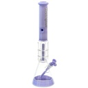 20" Hoss Glass Colored Double-Disk Percolator Beaker