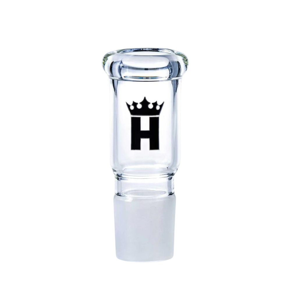 [H015-BLACK] 6" 7mm Hoss Glass Shorty Top Tube (Black)