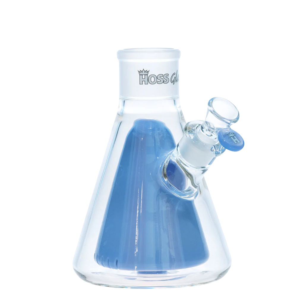 8" Hoss Glass Double Wall Beaker Base
