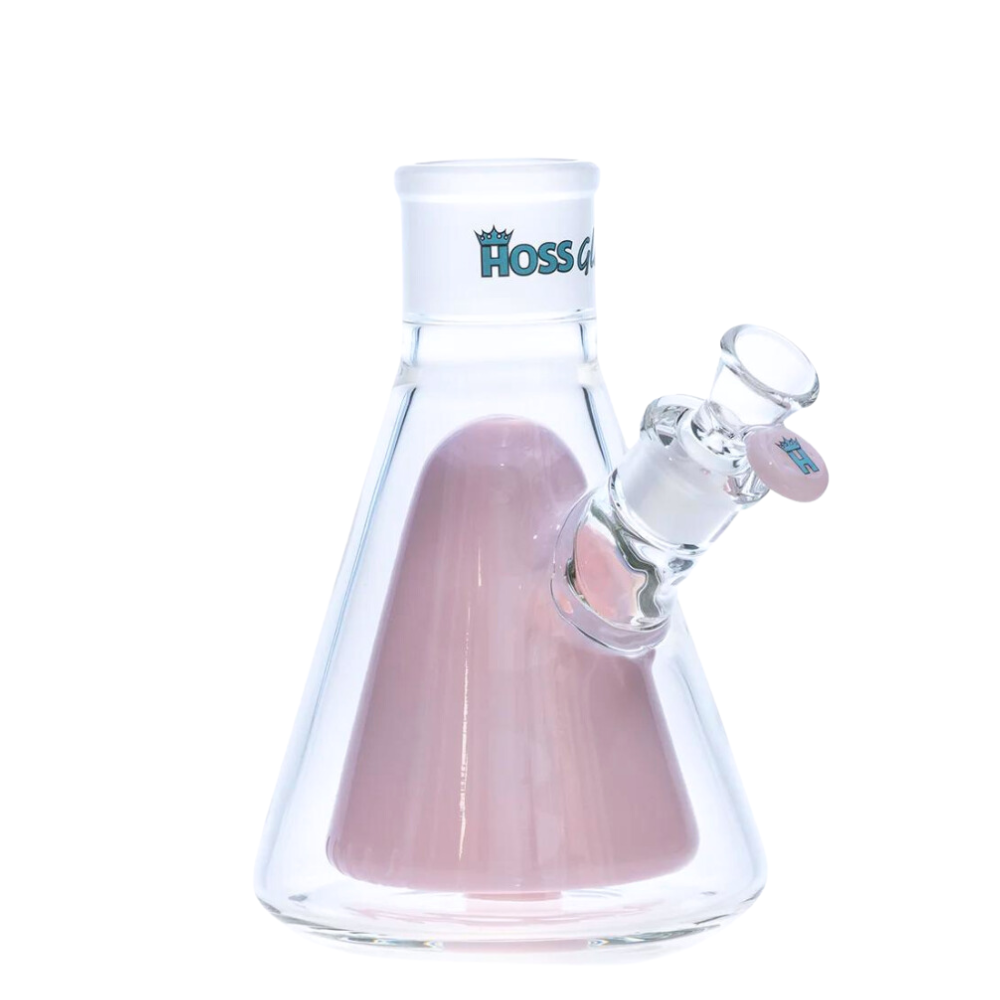 8" Hoss Glass Double Wall Beaker Base