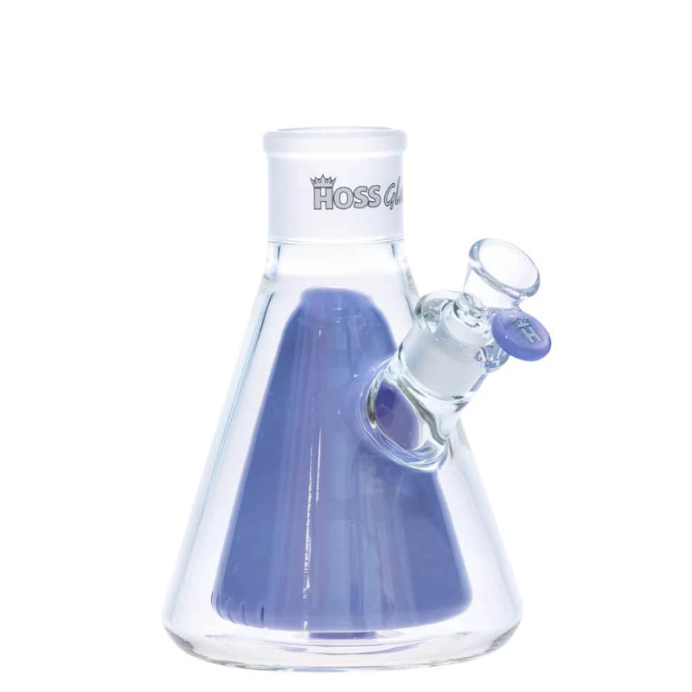 8" Hoss Glass Double Wall Beaker Base