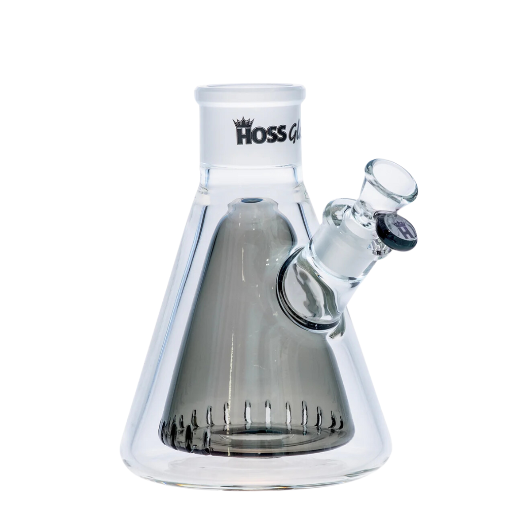 8" Hoss Glass Double Wall Beaker Base