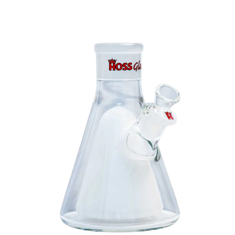 8" Hoss Glass Double Wall Beaker Base