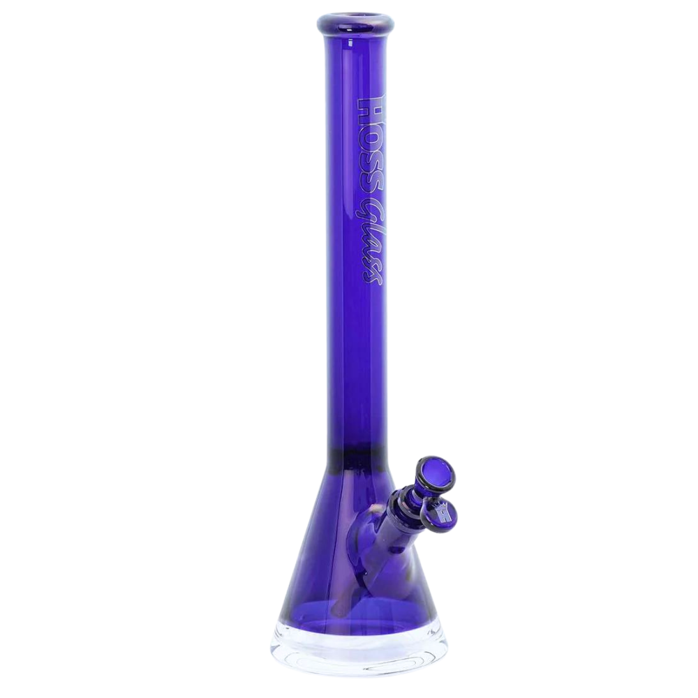 18" Hoss Glass Colored Beaker w/ Window Base
